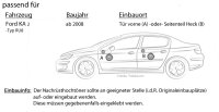 Lautsprecher Boxen JBL 16,5cm System Auto Einbausatz - Einbauset passend für Ford KA 2 RU8 - justSOUND