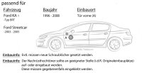 Lautsprecher Boxen JBL 16,5cm System Auto Einbausatz - Einbauset passend für Ford KA Front - justSOUND