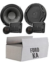 JBL GX600C | 2-Wege | 16,5cm Lautsprecher System - Einbauset passend für Ford KA Front - justSOUND