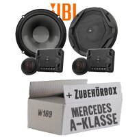 JBL GX600C | 2-Wege | 16,5cm Lautsprecher System - Einbauset passend für Mercedes A-Klasse JUST SOUND best choice for caraudio