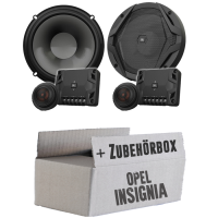 JBL GX600C | 2-Wege | 16,5cm Lautsprecher System - Einbauset passend für Opel Insignia - justSOUND
