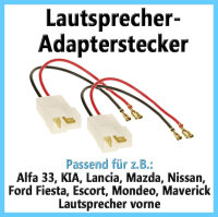 Lautsprecheradapterkabel Alfa ; Fiat ; Ford ; Kia ; Lancia ;