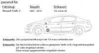 Lautsprecher Boxen JBL 16,5cm System Auto Einbausatz - Einbauset passend für Renault Trafic 2 Front - justSOUND