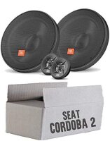 Lautsprecher Boxen JBL 16,5cm System Auto Einbausatz - Einbauset passend für Seat Cordoba 2 6L - justSOUND