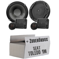 JBL GX600C | 2-Wege | 16,5cm Lautsprecher System - Einbauset passend für Seat Toledo 1M - justSOUND