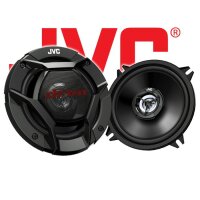 JVC CS-DR520 - 13cm 2-Wege Koax-Lautsprecher - Einbauset passend für Peugeot 106 - justSOUND