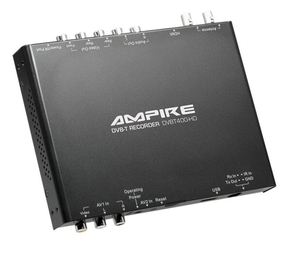 Ampire DVB-T 400-HD AMPIRE DVB-T HD-Receiver mit USB-Recorder