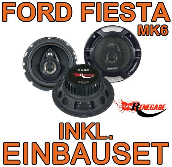Renegade RX 6.2 - 16,5cm Koax-System für Ford Fiesta Mk6 - justSOUND