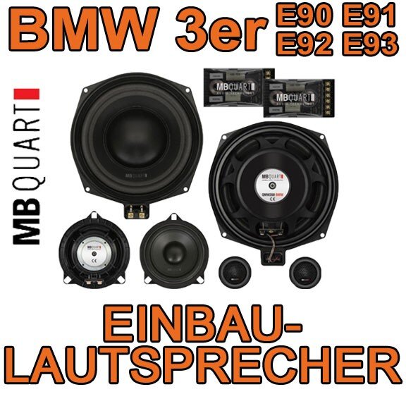 MB Quart QM200.3 3er BMW  E90 E9x 3-Wege System