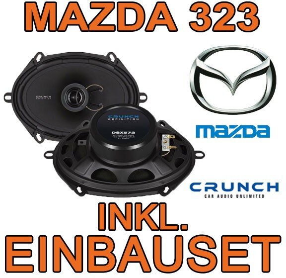 Crunch DSX572 - 5x7 Koax-System für Mazda 323 - justSOUND