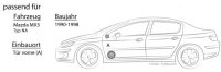 Alpine SXE-1325s - 13cm Koax-System für Mazda MX5 NA - justSOUND
