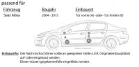 Lautsprecher Boxen MB Quart QS165 - 16,5cm Kompo Auto Einbauzuebehör - Einbauset passend für Seat Altea - justSOUND