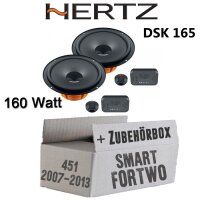 Smart ForTwo 451 Front - Hertz Dieci DSK 165 - 16,5cm...