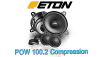 Eton POW 100.2 Compression - 2-Wege Lautsprecher System - Einbauset passend für Porsche 911 (996) - justSOUND