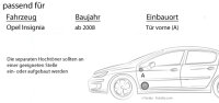 Lautsprecher Boxen MB Quart QS165 - 16,5cm Kompo Auto Einbauzuebehör - Einbauset passend für Opel Insignia - justSOUND