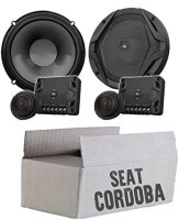 JBL GX600C | 2-Wege | 16,5cm Lautsprecher System - Einbauset passend für Seat Cordoba 2 6L - justSOUND