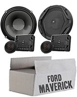 JBL GX600C | 2-Wege | 16,5cm Lautsprecher System - Einbauset passend für Ford Maverick 2 Front Heck - justSOUND