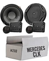 JBL GX600C | 2-Wege | 16,5cm Lautsprecher System - Einbauset passend für Mercedes CLK W208 Front - justSOUND