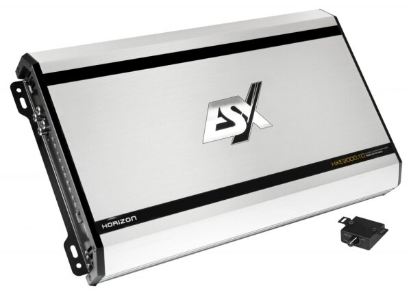 ESX HXE2000.1D HORIZON - Digitaler Monoblock mit Bass-Pegelfernbedienung