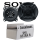 Sony XS-FB1030 - 10cm 3-Wege Koax-System - Einbauset passend für Opel Astra H Heck - justSOUND
