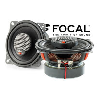 Lautsprecher Boxen Focal ICU100 | 10cm 2-Wege Koax Auto Einbauzubehör - Einbauset passend für Opel Corsa D Heck - justSOUND