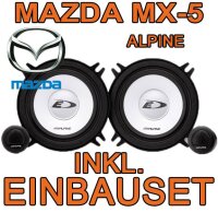 Alpine SXE-1350s - 13cm Kompo-System für Mazda MX5 NA - justSOUND