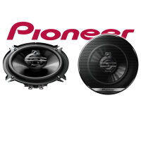 Citroen C2 - Lautsprecher Boxen Pioneer TS-G1330F - 13cm 3-Wege 130mm Triaxe 250W Auto Einbausatz - Einbauset