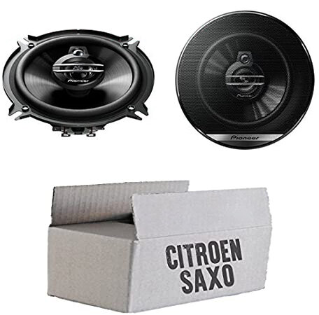 Citroen Saxo - Lautsprecher Boxen Pioneer TS-G1330F - 13cm 3-Wege 130mm Triaxe 250W Auto Einbausatz - Einbauset