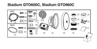 JBL Stadium GTO 600C | 2-Wege | 16,5cm Lautsprechersystem