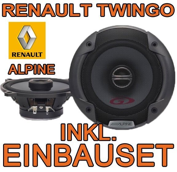 Lautsprecher - Alpine SPG-13C2 - 13cm Koax-System für Renault Twingo 2 - justSOUND