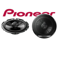 Lautsprecher Boxen Pioneer TS-G1730F - 16,5cm 3-Wege Koax Paar PKW 300WATT Koaxiallautsprecher Auto Einbausatz - Einbauset passend für Ford S- JUST SOUND best choice for caraudio