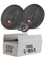 Lautsprecher Boxen JBL 16,5cm System Auto Einbausatz - Einbauset passend für Ford C- JUST SOUND best choice for caraudio