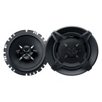 Sony XS-FB1730 - 16,5cm 3-Wege Koax Lautsprecher - Einbauset passend für VW Lupo Front - justSOUND