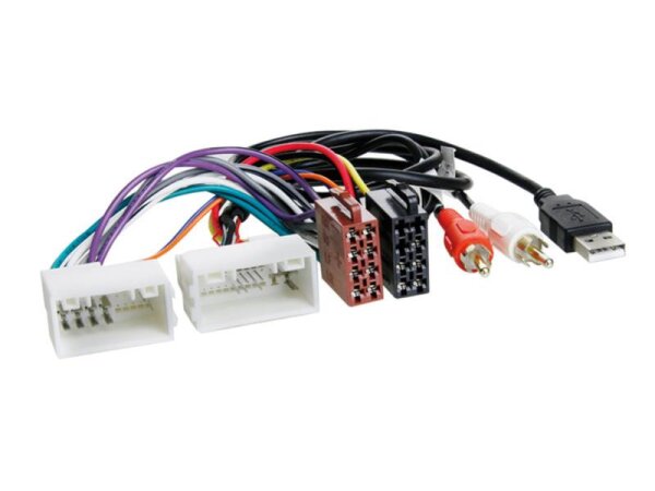 Radioadapter Radioanschlußkabel Hyundai > ISO Norm > AUX / USB