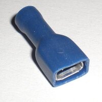 Autoleads BFS-5 | Flachsteckhülse blau | bis 2,5mm² | 100 Stück