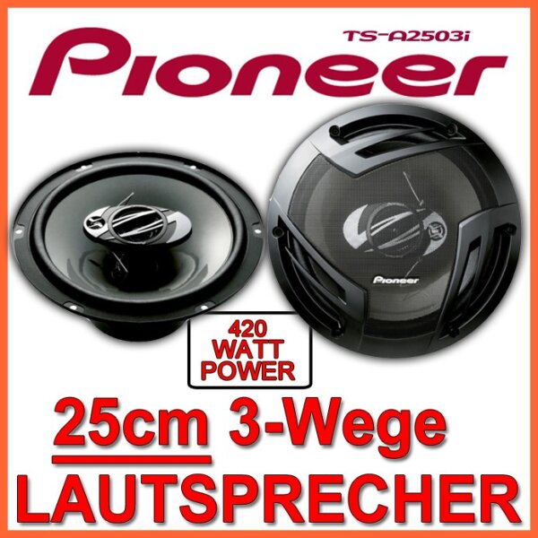 Pioneer TS-A2503I - 3-Wege 25cm Koaxiallautsprecher