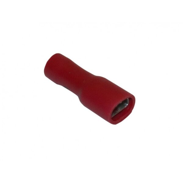 Autoleads RFS-5 | Flachstecker rot 4,8mm | bis 1,5mm² | 100 Stück