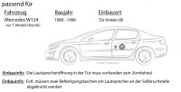 Mercedes W124 T-Modell Heck - Lautsprecher Boxen Blaupunkt ICx402 - 10cm 2-Wege Auto 100mm Einbauzubehör - Einbauset