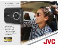 JVC GC-DRE10-S - Kompakte Full-HD Dashcam mit GPS und Wlan