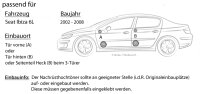 Lautsprecher Boxen JBL 16,5cm System Auto Einbausatz - Einbauset passend für Seat Ibiza 6L Front Heck - justSOUND