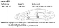 Lautsprecher Boxen JBL 16,5cm System Auto Einbausatz - Einbauset passend für Seat Leon 1M - justSOUND