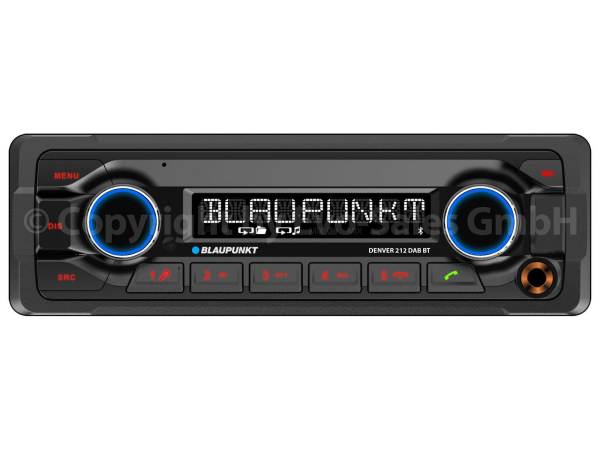 BLAUPUNKT DENVER 212 DAB BT -   DAB / Bluetooth / USB / AUX-IN - Autoradio