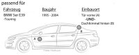 BMW 5er E39 - Lautsprecher vorne & hinten - Pioneer TS-G1320F - 13cm Einbauset