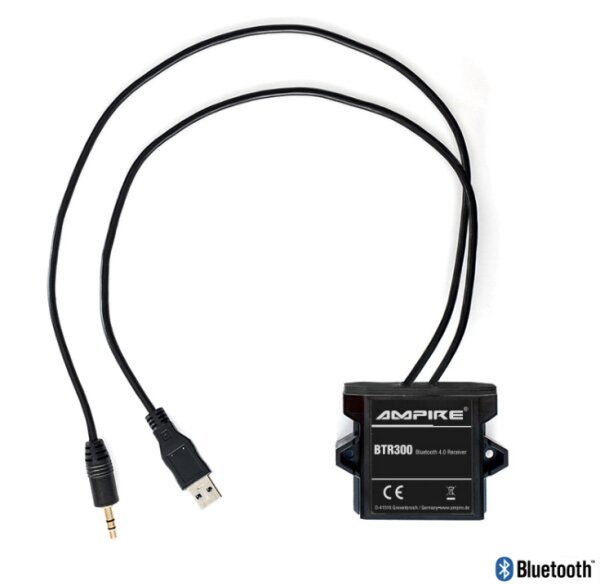AMPIRE BTR300  Bluetooth Receiver, 3.5mm Klinke, USB, 49,00 €