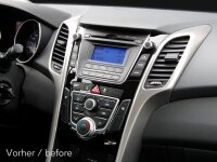 Radioblende 2-DIN  Hyundai i30 2012 > Klavierlack / schwarz