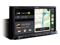 Alpine INE-W720D | 1-DIN Autoradio mit Navigation DAB+, 7-Zoll Display, Apple CarPlay und Android Auto Unterstützung