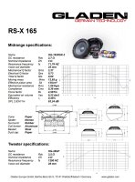 Gladen RS-X165 | 16,5cm Kompo Lautsprecher System