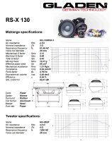 Gladen RS-X130 | 13cm Kompo Lautsprecher System