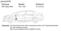 Lautsprecher Boxen JBL 16,5cm System Auto Einbausatz - Einbauset passend für VW Caddy 9KV Front - justSOUND