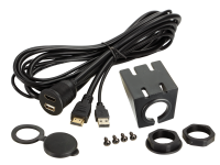 Universal Einbaubuchse / Aufbaugehäuse USB/HDMI